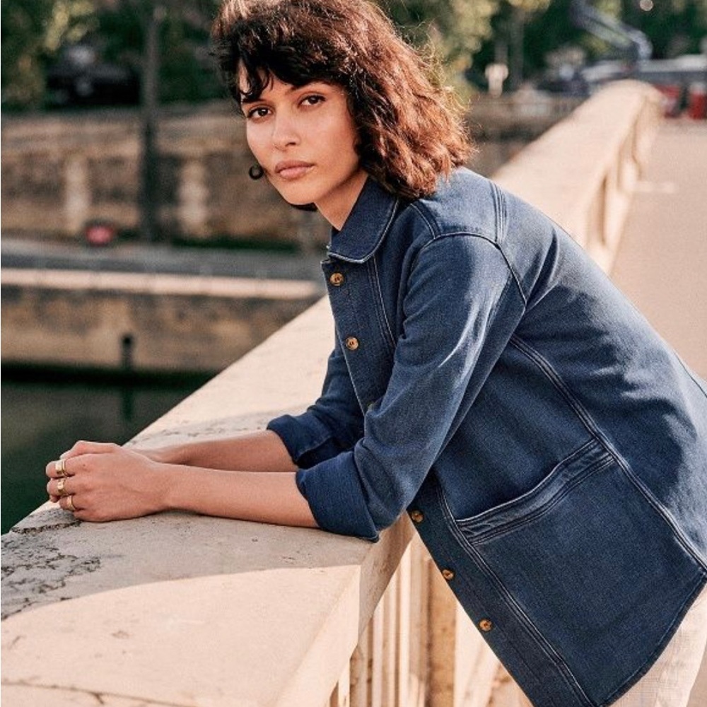 Sezane Will Jacket in Indigo